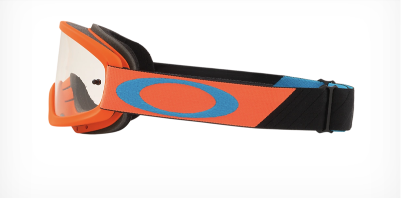Oakley O Frame 2 Pro YOUTH Goggles Tuff Blocks Orange/Blue/Clear-4
